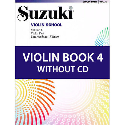 Suzuki Violin School Book Vol. 4 International Edition - Violin Book Only [No CD] 0150S