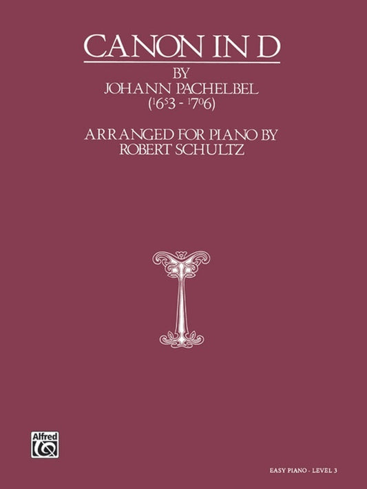 Canon in D Piano Arrangement by Schultz