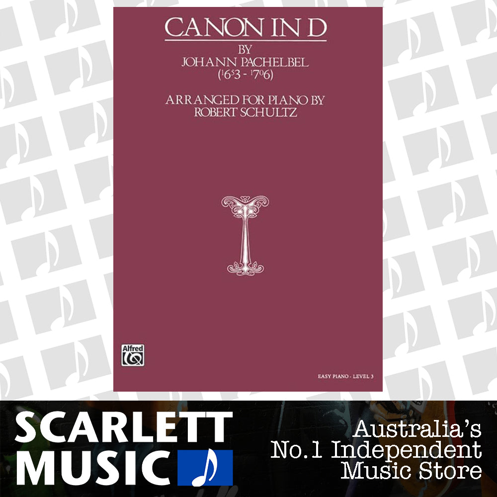 Canon in D Piano Arrangement by Schultz — view 2
