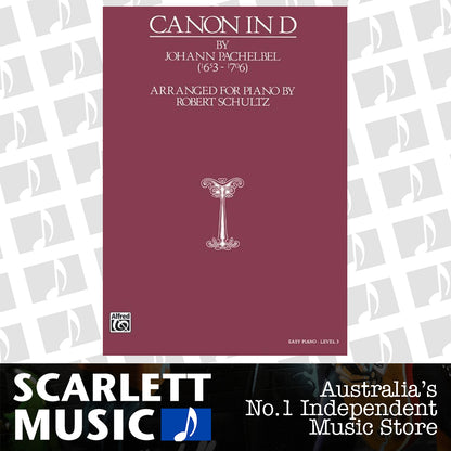 Canon in D Piano Arrangement by Schultz — view 2