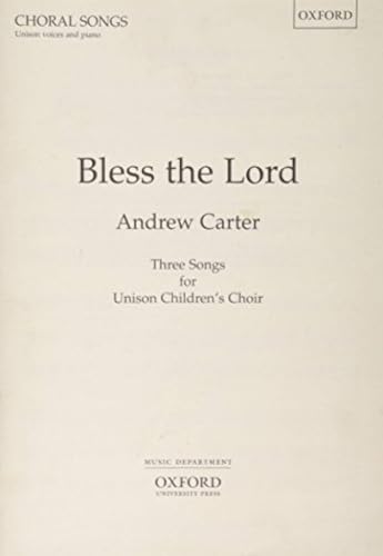 Bless the Lord Children's Choir Piano Sheet Music