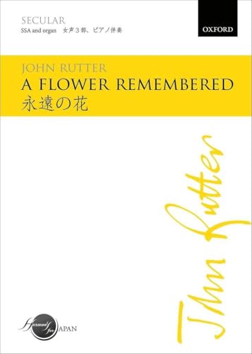 A Flower Remembered SSA/Piano Choral Sheet Music