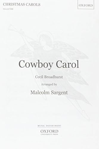 Cowboy Carol SSAATTBB Choral Sheet Music