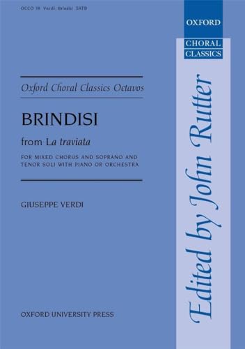 Brindisi La Traviata Mixed Chorus/Soprano/Tenor Vocal Sheet Music