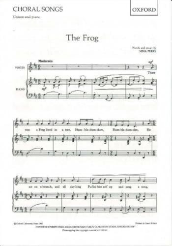 Frog Unison Piano Choral Sheet Music