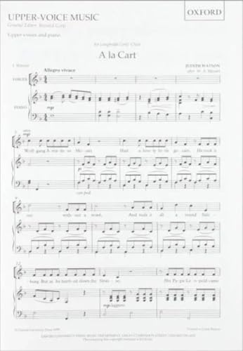 A La Cart Upper Voices Sheet Music for Piano