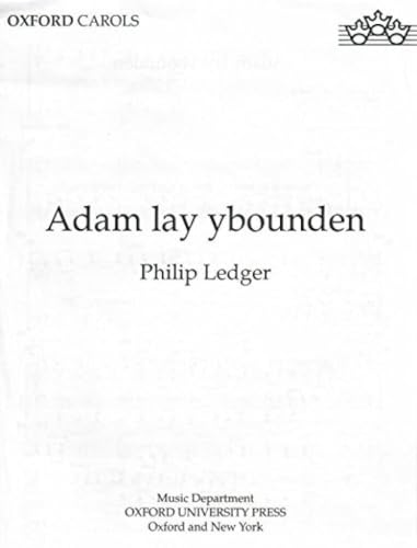 Adam Lay Ybounden SATB Choral Sheet Music