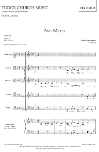 Ave Maria SATB Unaccompanied Arrangement by Milsom