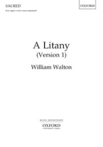 Litany SATB Choral Sheet Music for Unaccompanied Voices