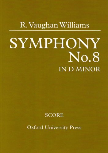 Vaughan Williams Symphony No 8 Study Score by Oxford University Press, 96 Pages