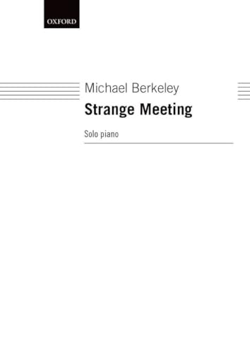 Strange Meeting Piano Sheet Music