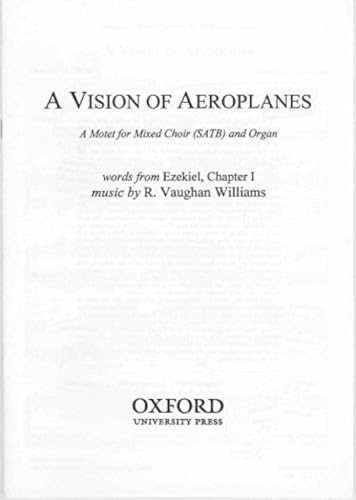 Vision of Aeroplanes SATB/Organ Choral Sheet Music