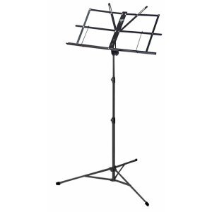 Ashton Music Stand Black W/Bag Foldable