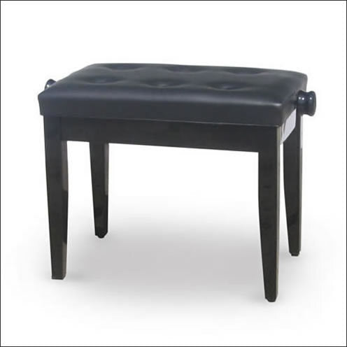 Ashton Piano Bench Matt Rosewood Black Top Apb200Mrwbt