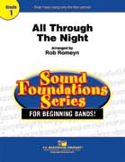 All Through The Night Concert Band 1 Score/Parts