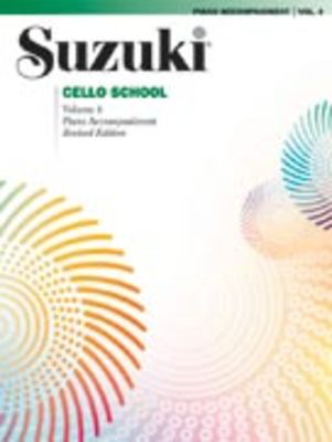Suzuki Cello School Book Volume 4 - Piano Accompaniment International Edition Summy Birchard 0269S