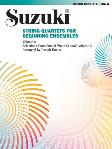 String Quartets for Beginning Ensembles Volume 2 - Chamber Sheet Music