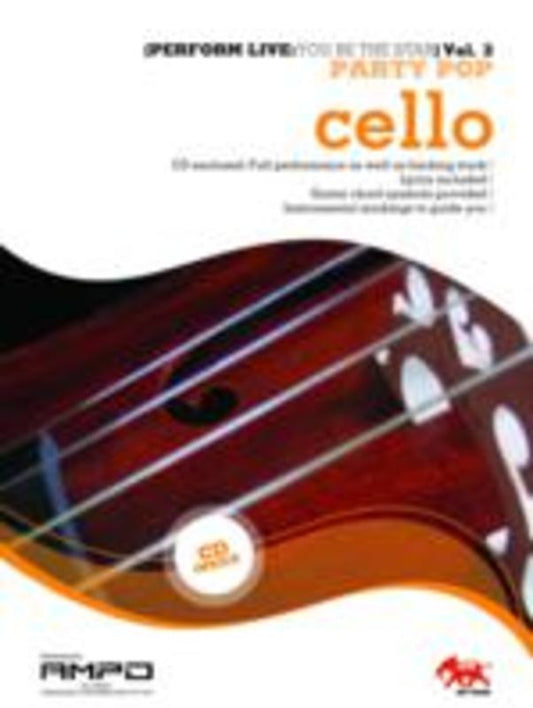 Perform Live 3 Party Pop Cello Book and CD