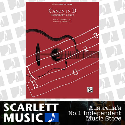 Canon in D Guitar Tab Sheet Music — view 2