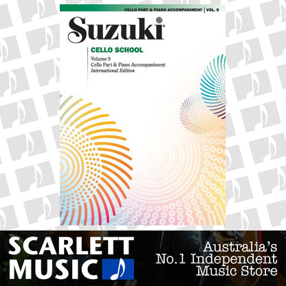 Suzuki Cello School Book Volume 9 - Cello/Piano Accompaniment International Edition Summy Birchard 0365S — view 2