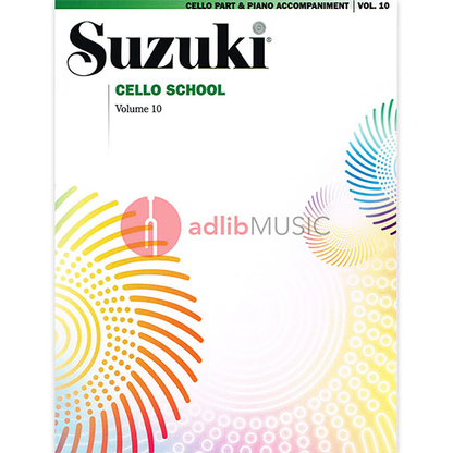 Suzuki Cello School Book Volume 10 - Piano Accompaniment International Edition Summy Birchard 0366S — view 2