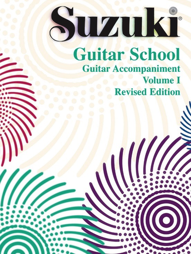 Suzuki Guitar School Volume 1 Guitar Accompaniment Sheet Music and Tutor Book