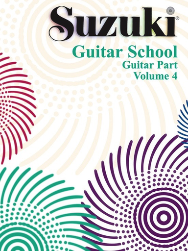 Suzuki Guitar School Volume 4 - Guitar Part by Shinichi Suzuki - Summy Birchard 0397