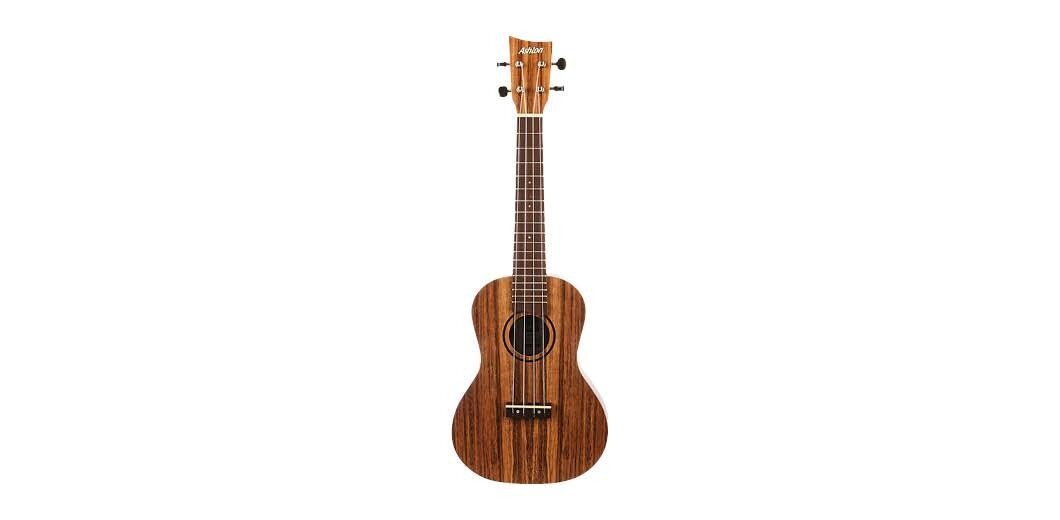 Ashton UKE500CBW Concert Uke-Black Walnut Wood