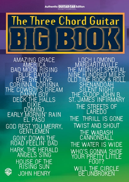 Big Book of 3 Chord Guitar Tabs
