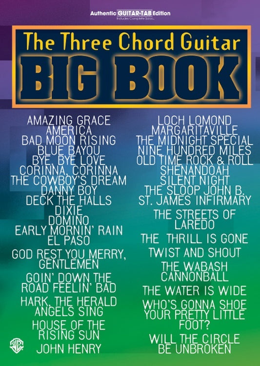 Big Book of 3 Chord Guitar Tabs