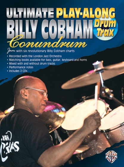 Ultimate Playalong Drum Trax Billy Cobham Book with 2 CDs