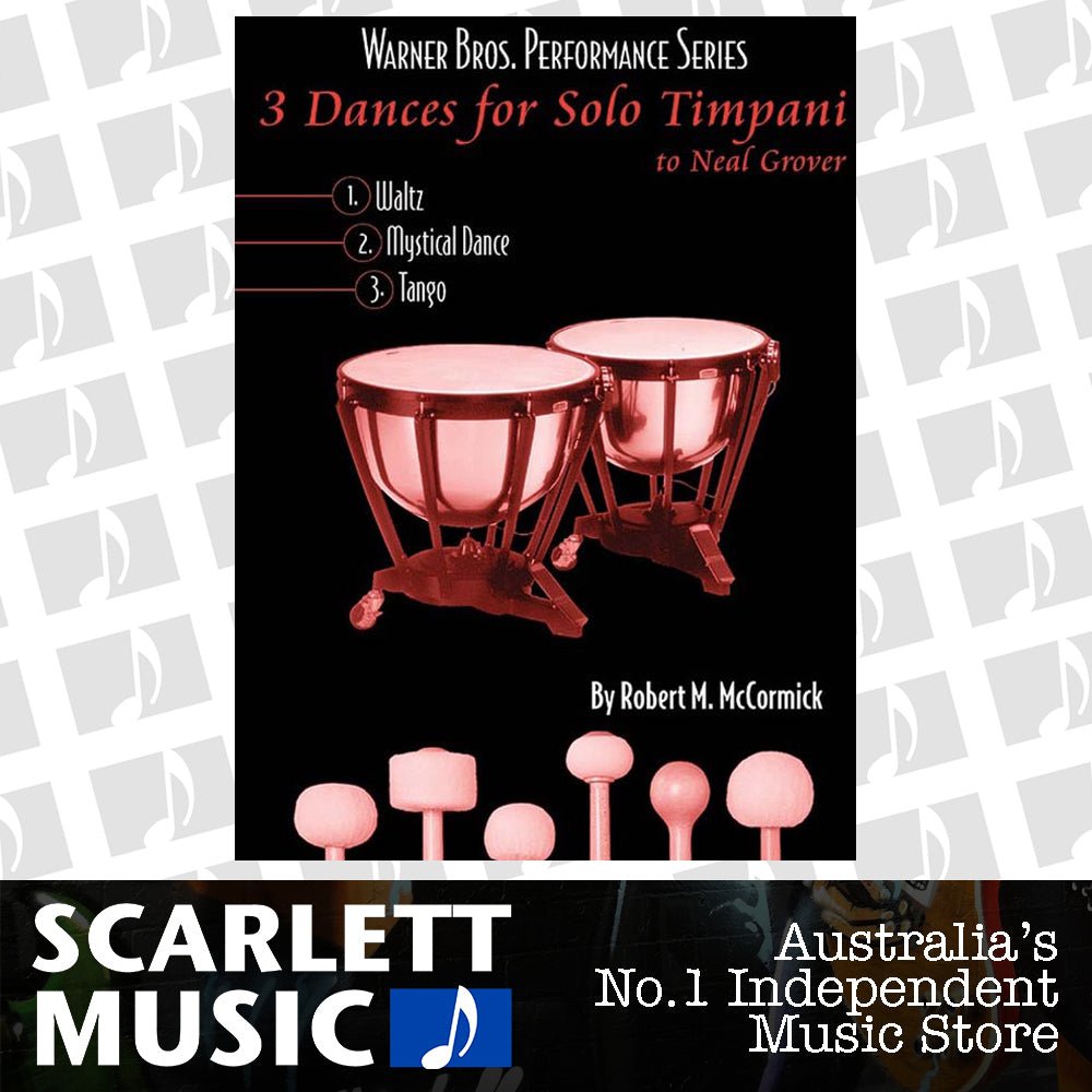 Three Dances for Solo Timpani Sheet Music — view 2