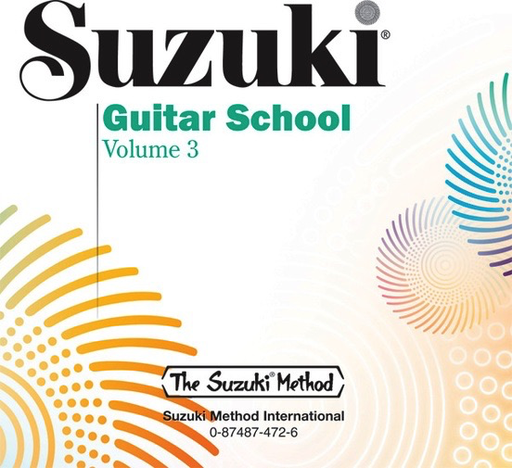 Suzuki Guitar School Volume 3 CD - CD ONLY - Suzuki Shinichi - Summy Birchard