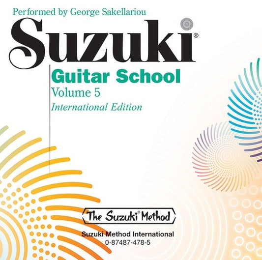 Suzuki Guitar School Volume 5 CD - CD ONLY - Guitar Summy Birchard