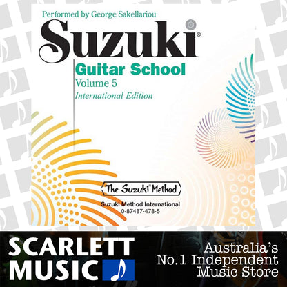 Suzuki Guitar School Volume 5 CD - CD ONLY - Guitar Summy Birchard — view 2