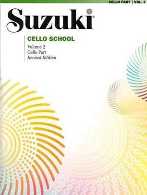 Suzuki Cello School Book Volume 2 - Cello Book Only, No CD International Edition Summy Birchard 0481S
