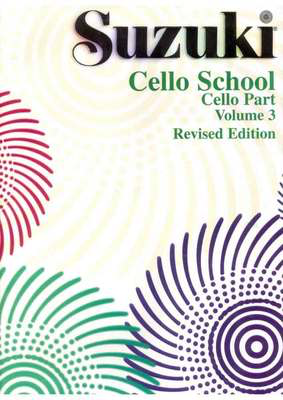 Suzuki Cello School Book, Volume 3 - Cello Book Only, No CD, International Edition, Summy Birchard 0483S