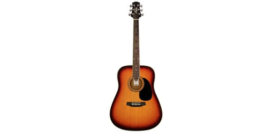 Ashton Dreadnought Guitar Pack Tob Sunburst W/Bag D25