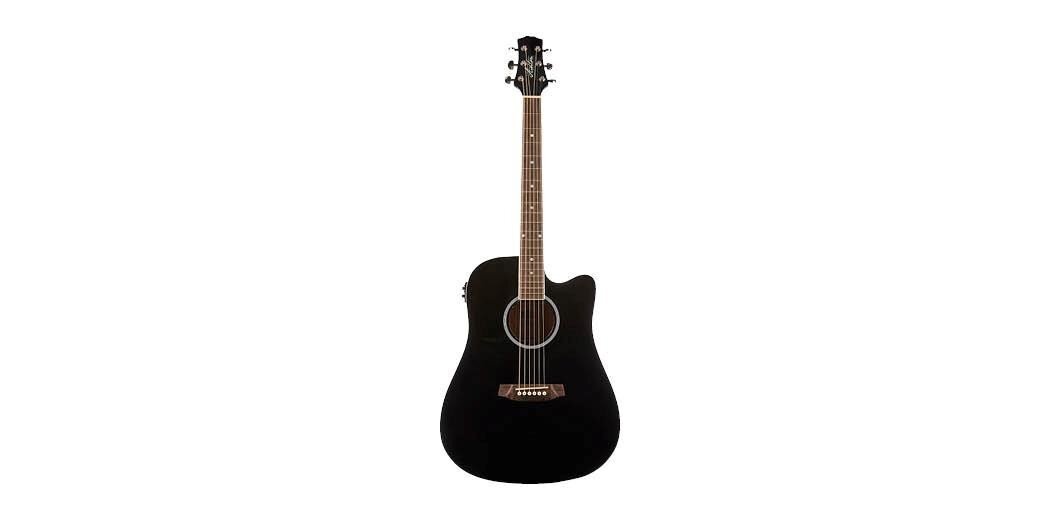 Ashton D20CEQBK Dreadnought Cutaway And Eq
