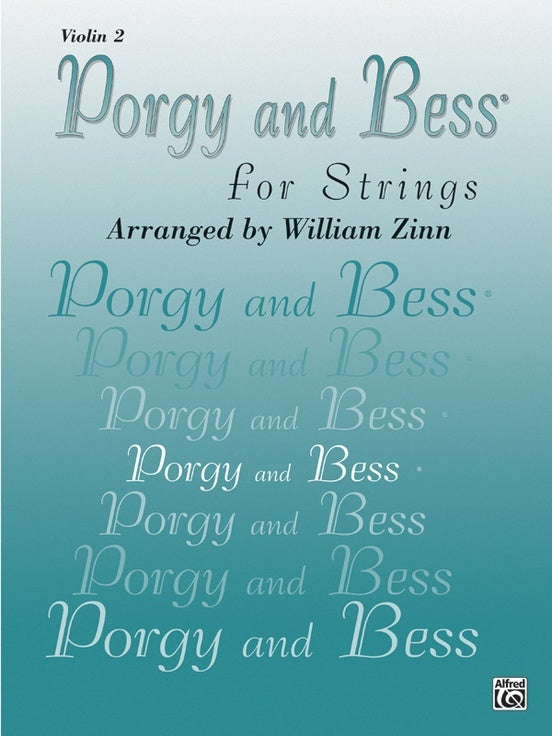 Porgy And Bess For Strings Violin2 Part Arr Zinn