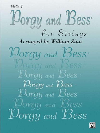 Porgy And Bess For Strings Violin2 Part Arr Zinn