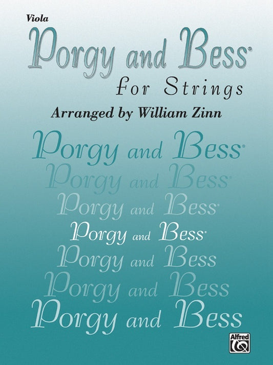 Porgy And Bess For Strings Viola Part Arr Zinn