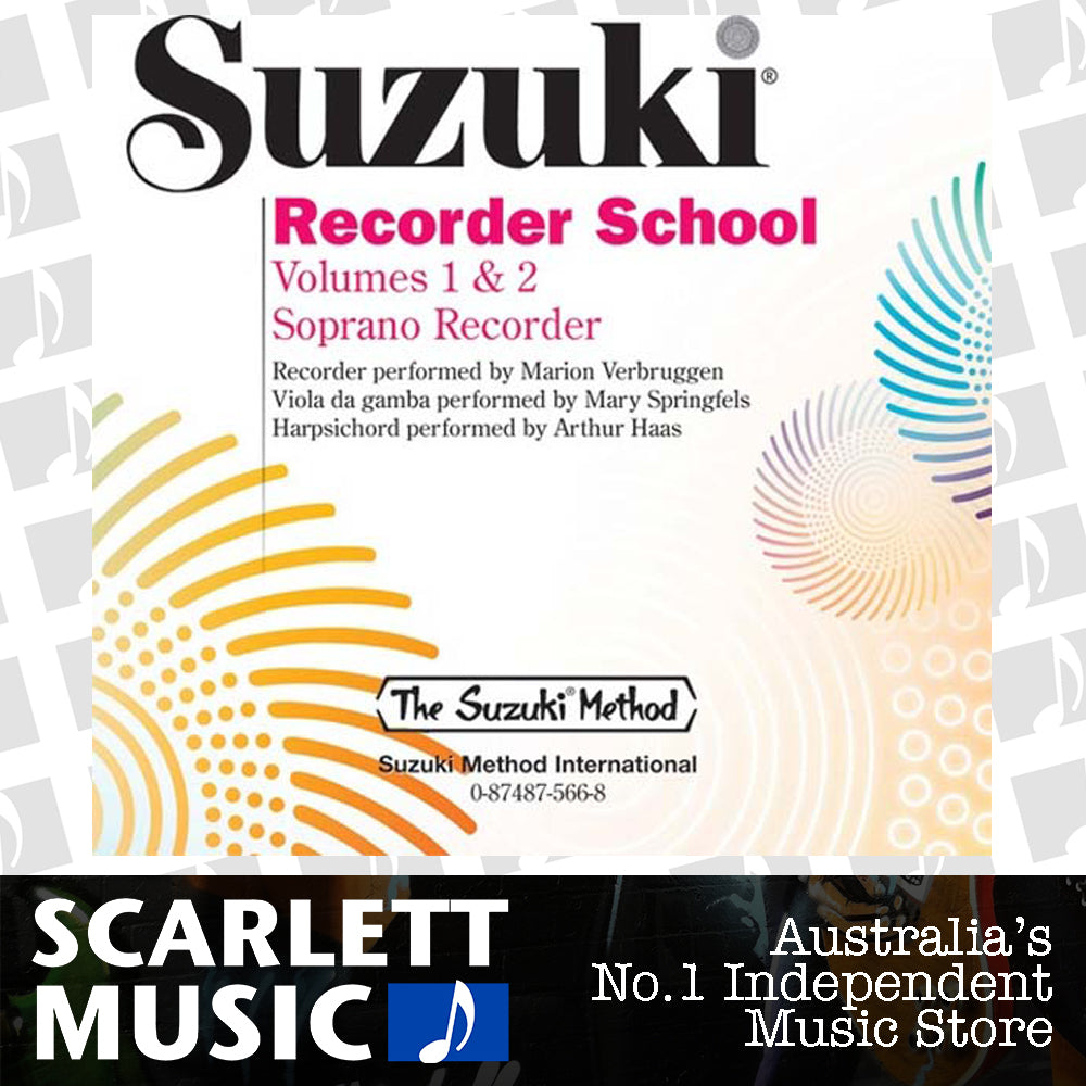 Suzuki Recorder School Volumes 1 & 2 Soprano CD — view 2