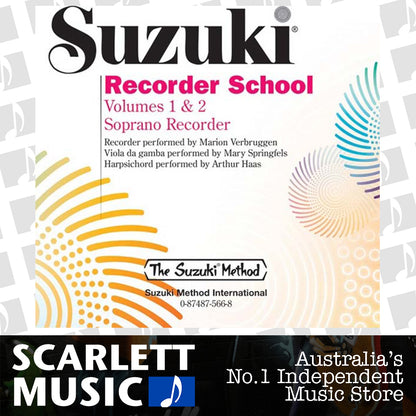 Suzuki Recorder School Volumes 1 & 2 Soprano CD — view 2