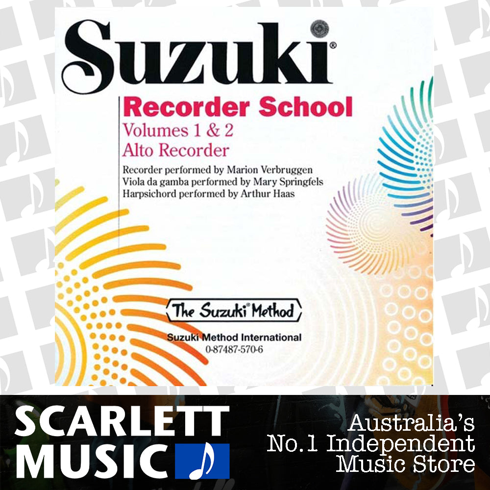 Suzuki Recorder School Volume 1 & 2 for Alto with CD — view 2