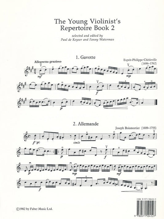 Young Violinists Repertoire Book 2 Violin Part