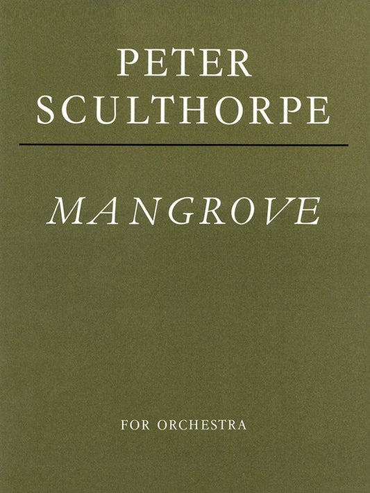 Mangrove For Orchestra - Score