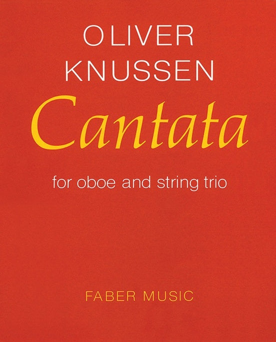 Cantata Op 15  Ob/Str Trio Score