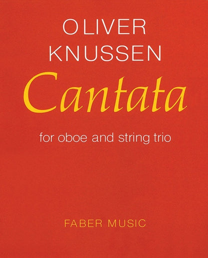 Cantata Op 15  Ob/Str Trio Score