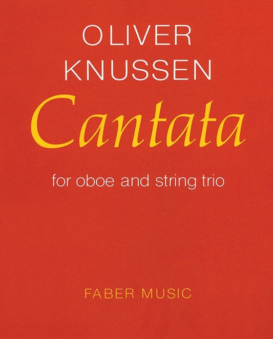 Cantata Op 15  Ob/Str Trio Score